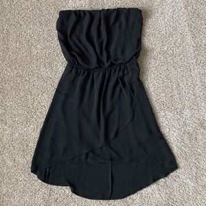 Express Strapless High Low Dress
